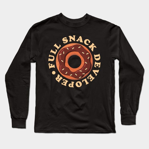 Full Snack Developer - Engineer Long Sleeve T-Shirt by Sachpica